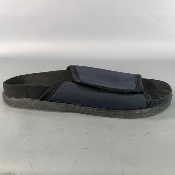 JAMES PERSE Size 11 Navy Black Solid Slide Sandals main image 5